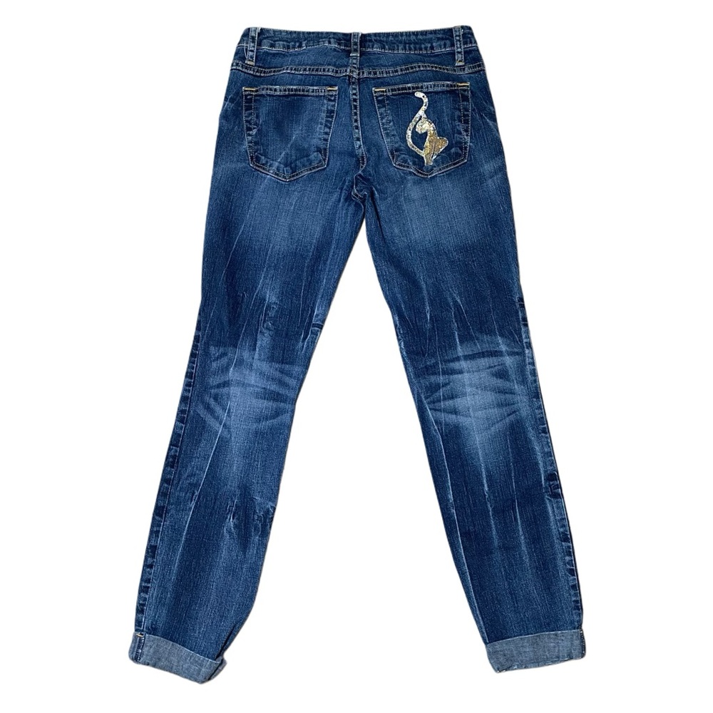 Baby Phat Blue Straight Leg Denim Jeans